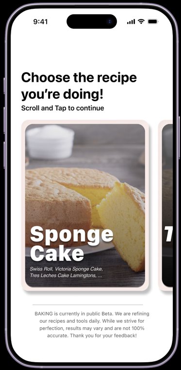 Ba-KING recipe picker, with a beta notice saying results may vary